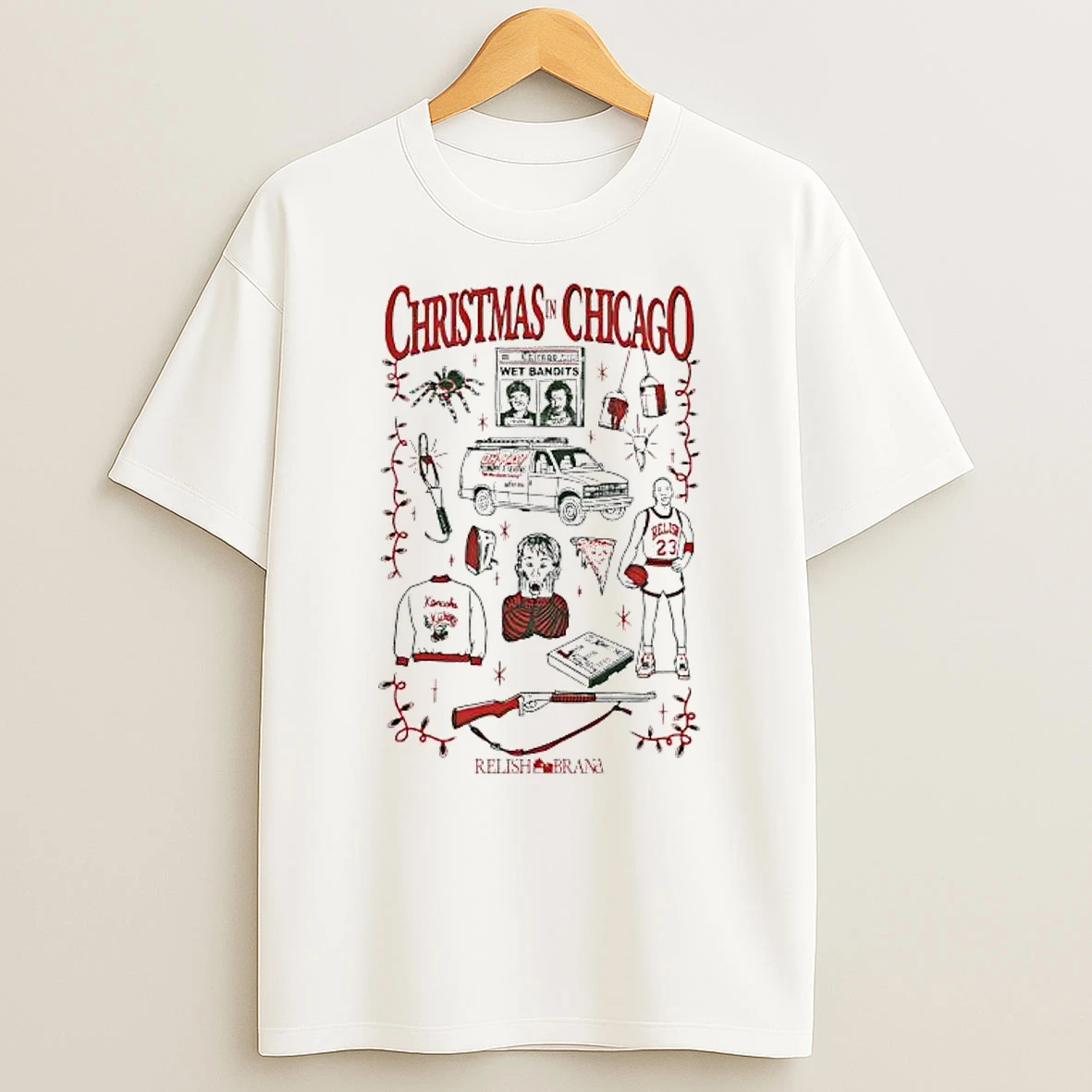 Christmas In Chicago Mccallisters Ivory Garment Dyed Shirts