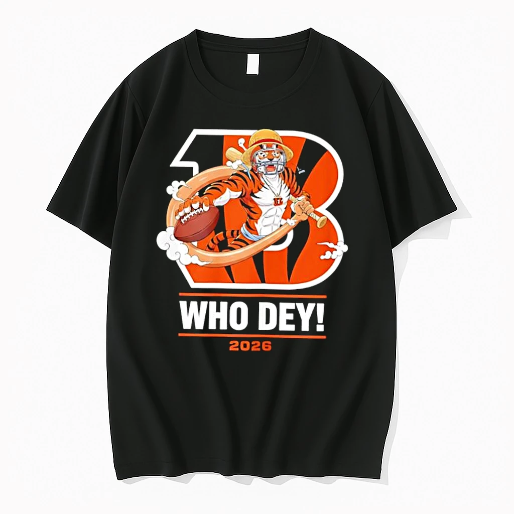 Cincinnati Bengals One Piece 2026 Luffy Who Dey Shirts