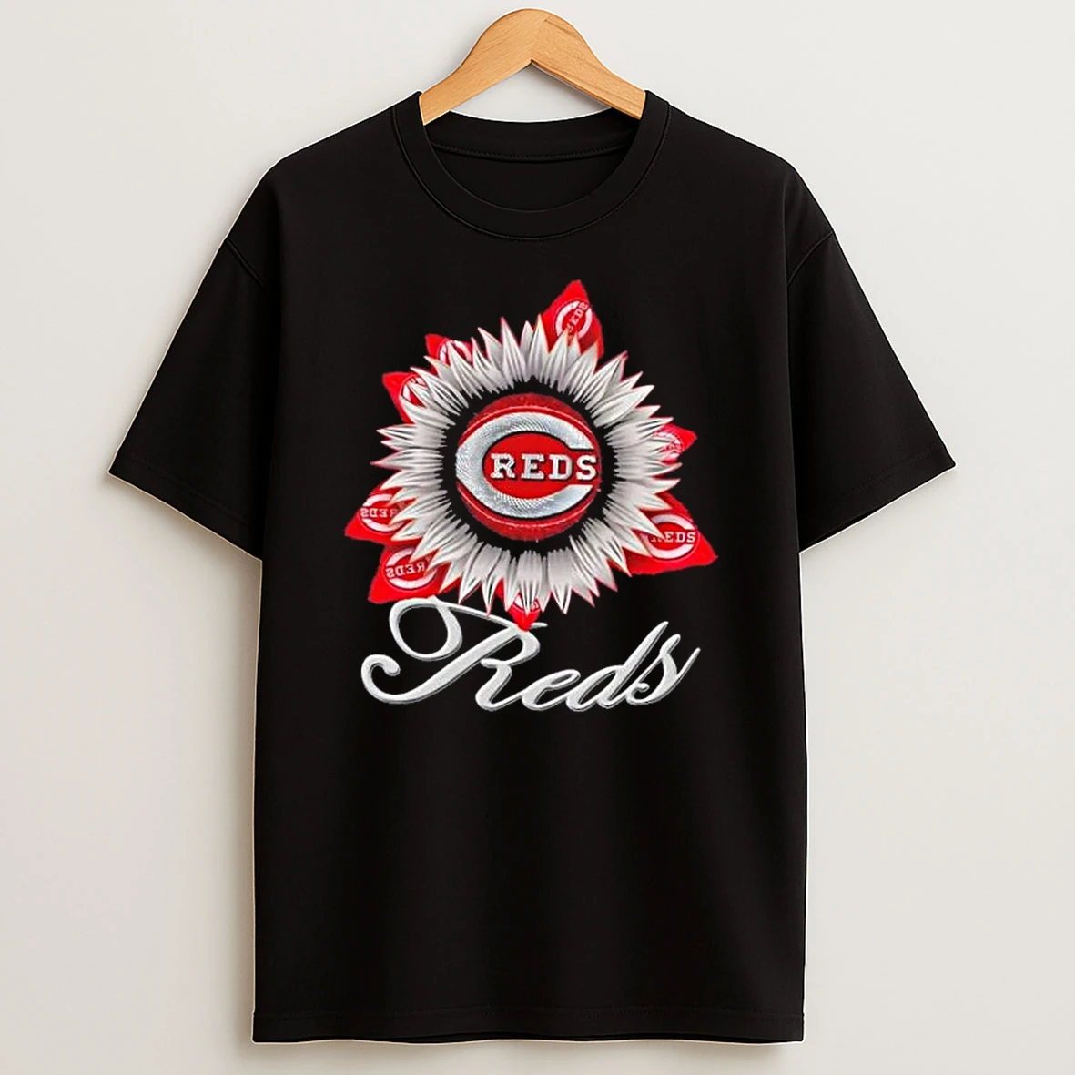 Cincinnati Reds Baseball X Sunflower Graphic Shirts