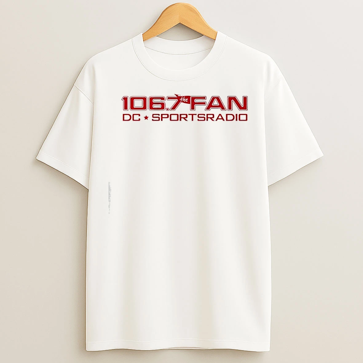 Classic 106 7 The Fan Logo Dc Sportsradio T Shirts