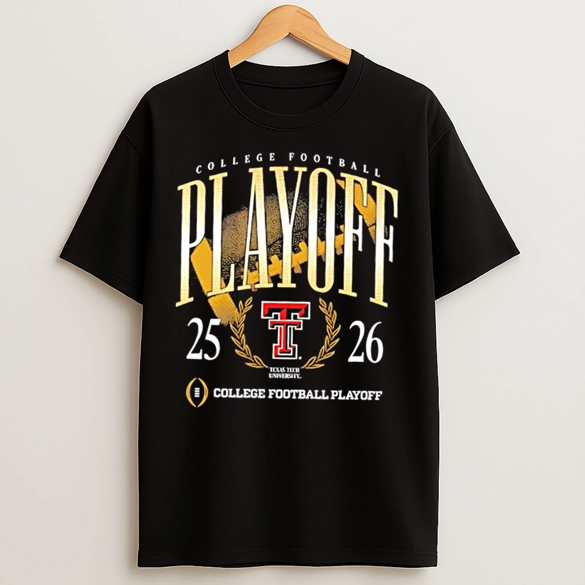 Classic 2025 2026 College Football Playoff Cfp Texas Tech Red Raiders T Shirts