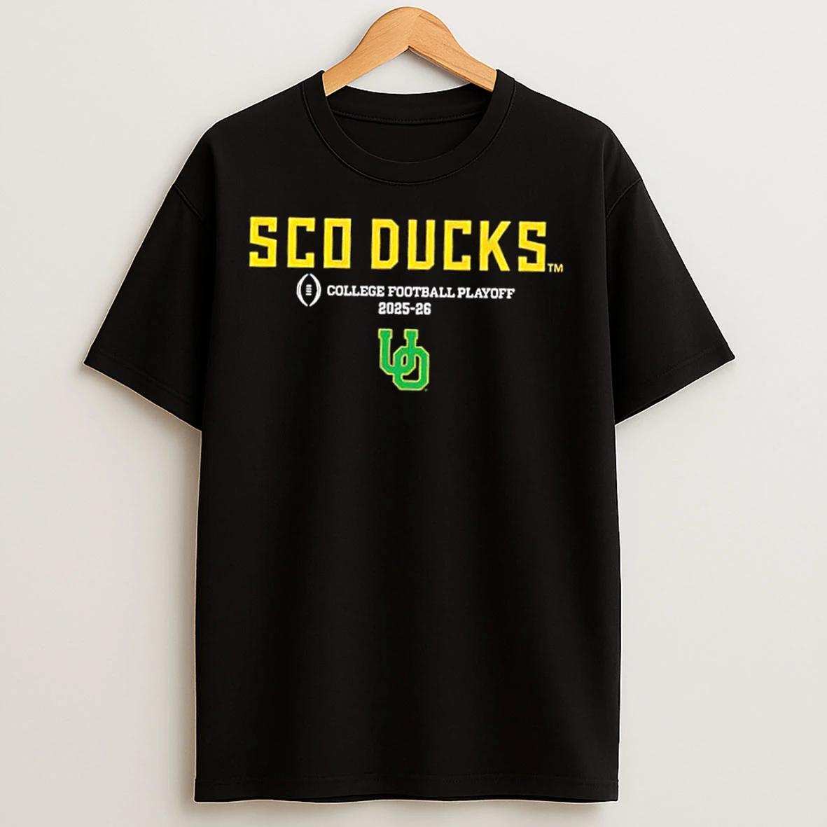 Classic 2025 26 Cfb Oregon Ducks Playoff Sco Ducks T Shirts