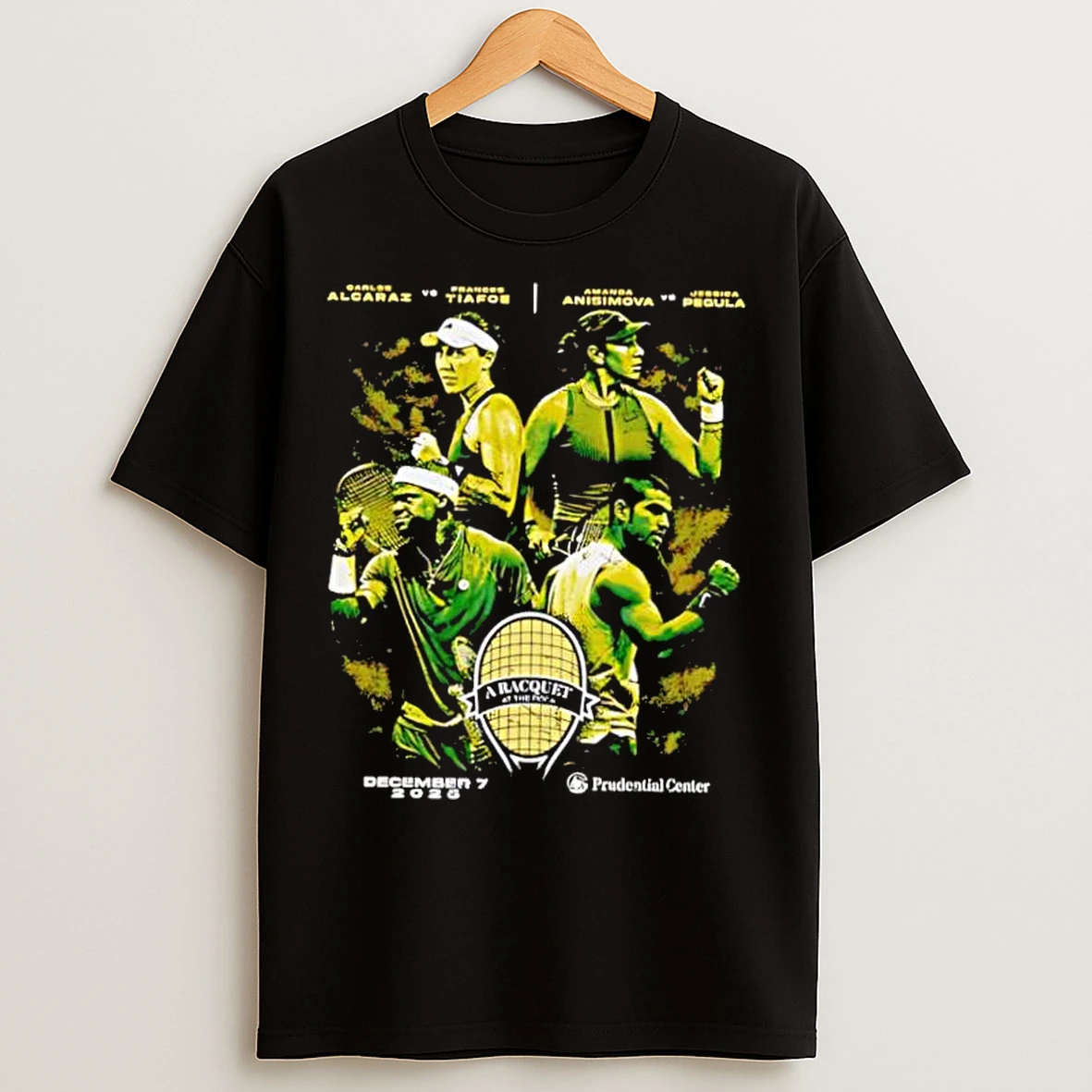 Classic 2025 A Racquet At The Rock Retro T Shirts