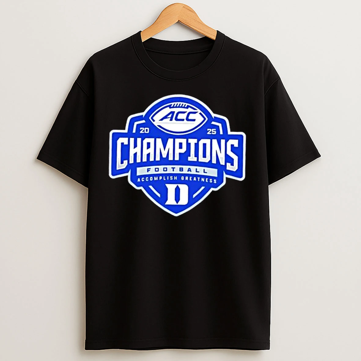 Classic 2025 Acc Champions Duke Blue Devils Football Champs T Shirts