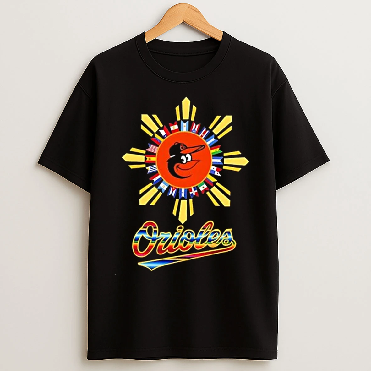 Classic 2025 Baltimore Orioles Baseball X Hispanic T Shirts