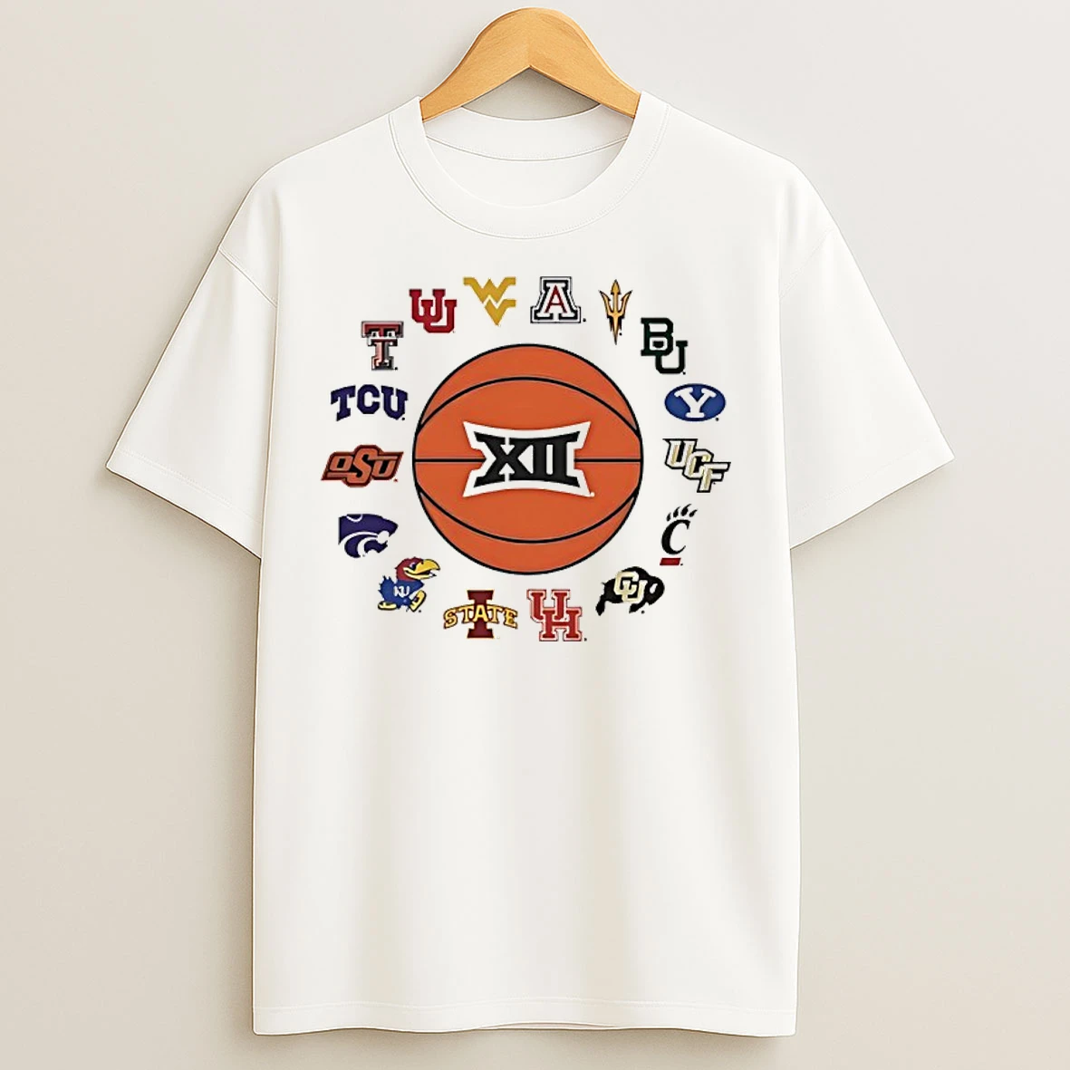 Classic 2025 Big 12 All Team Basketball Logo T Shirts