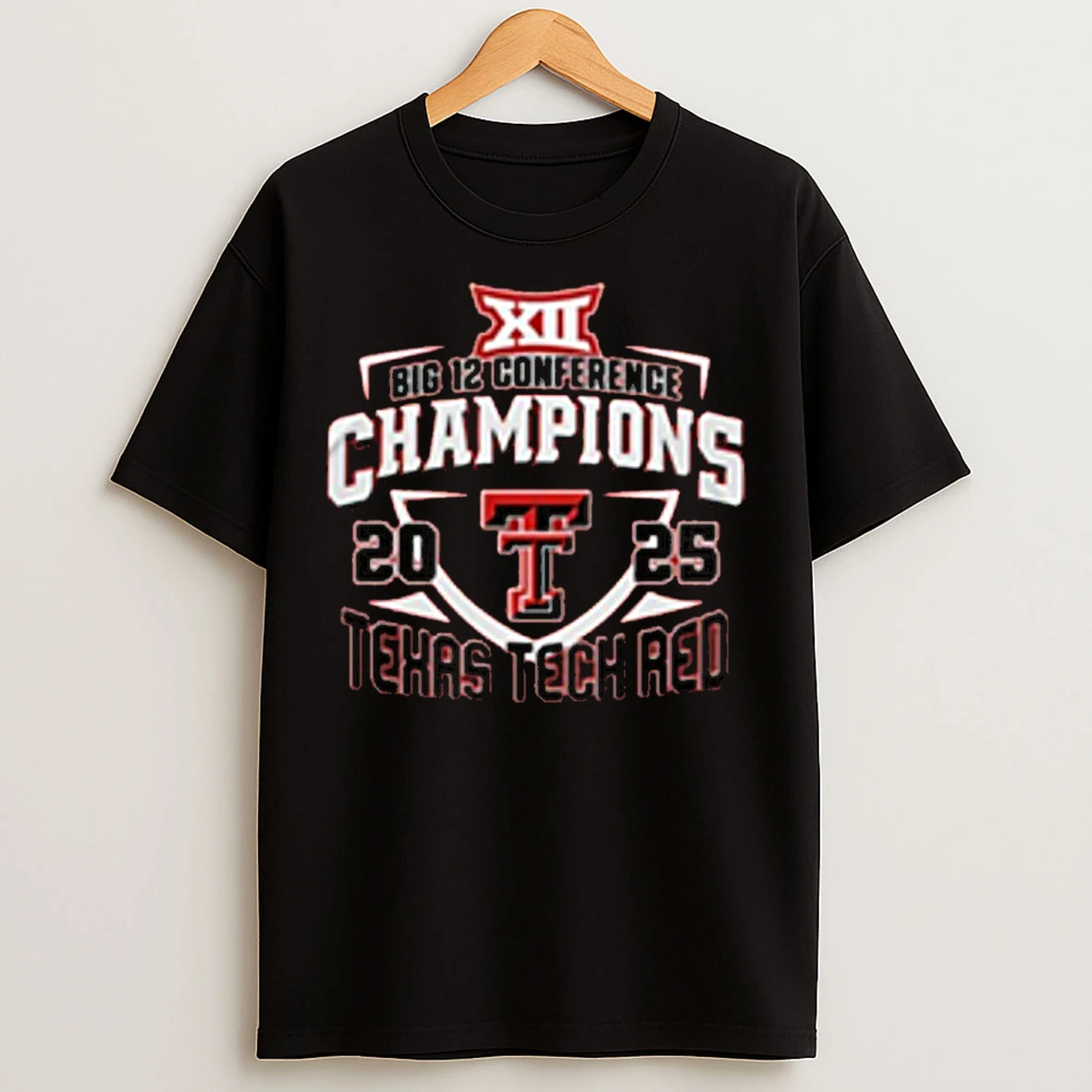 Classic 2025 Big 12 Conference Champions Texas Tech Red T Shirts