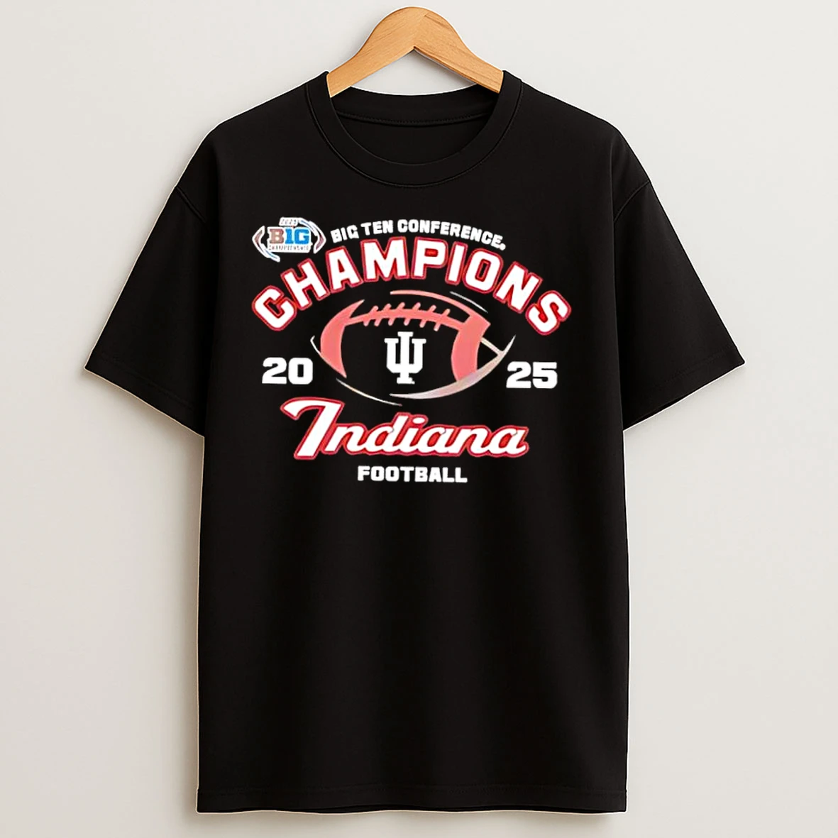 Classic 2025 Big Ten Conference Champions Indiana Hoosiers T Shirts