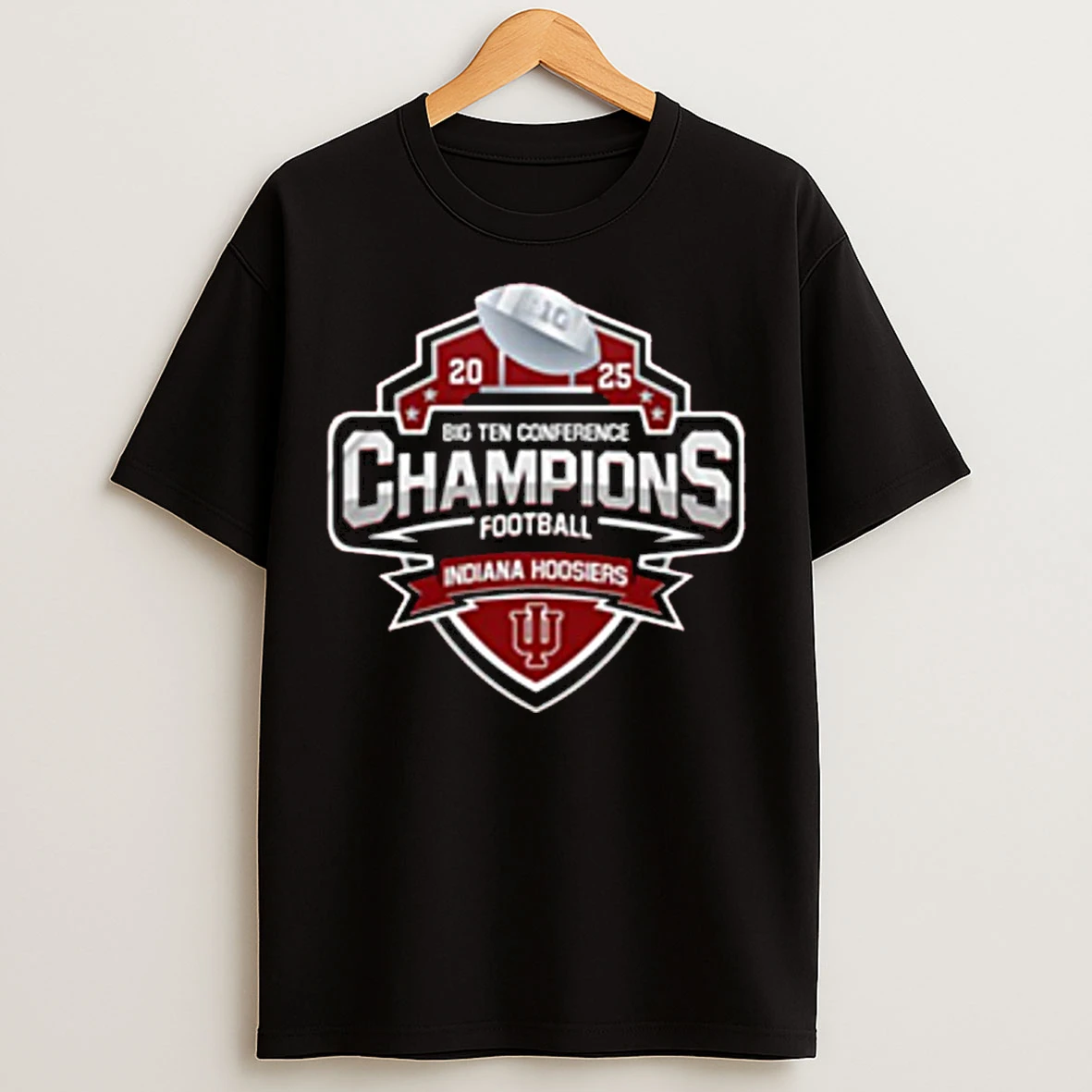 Classic 2025 Big Ten Conference Football Champs Indiana Hoosiers T Shirts