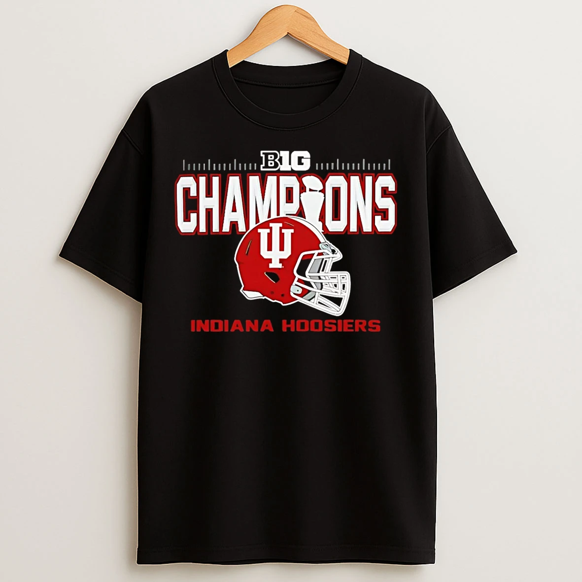 Classic 2025 Big Ten Football Champions Indiana Hoosiers T Shirts