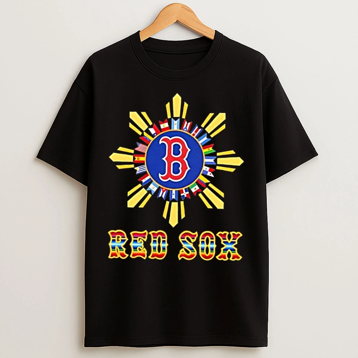 Classic 2025 Boston Red Sox Baseball X Hispanic T Shirts