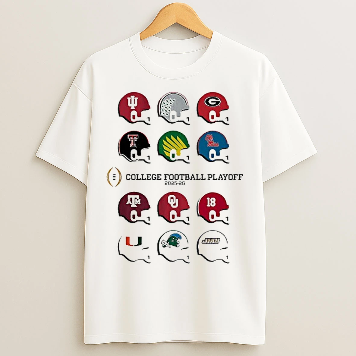 Classic 2025 Cfp Field Toy Team Helmets T Shirts