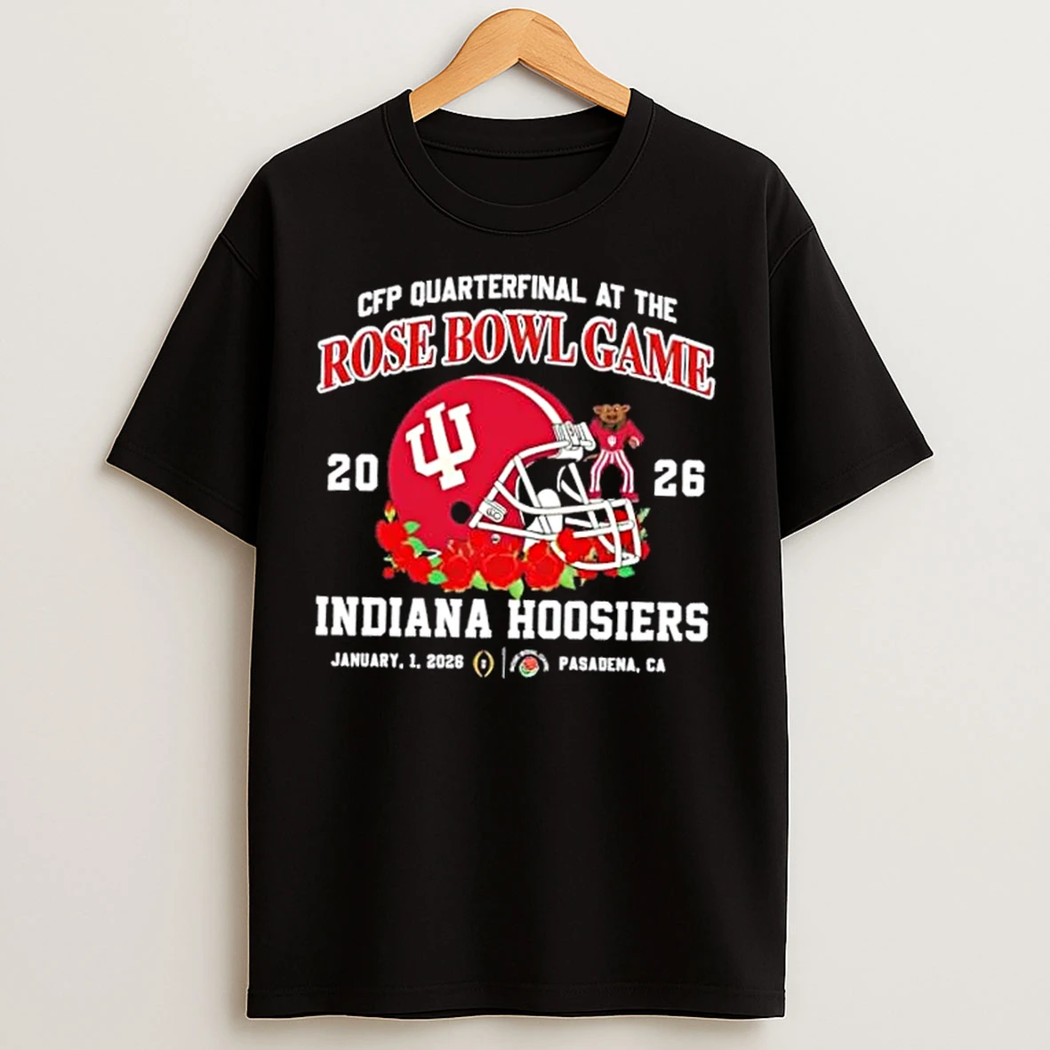 Classic 2025 Cfp Quarterfinal At The Rose Bowl Game Indiana Hoosiers Pasadena Ca T Shirts