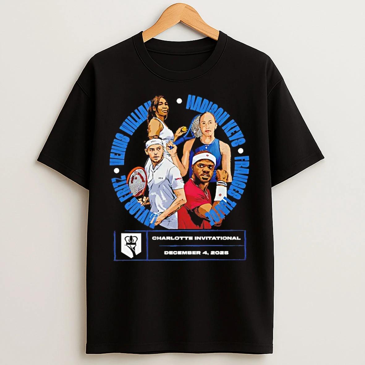 Classic 2025 Charlotte Invitational Madison Keys Frances Tiafoe Taylor Fritz Venus Williams T Shirts