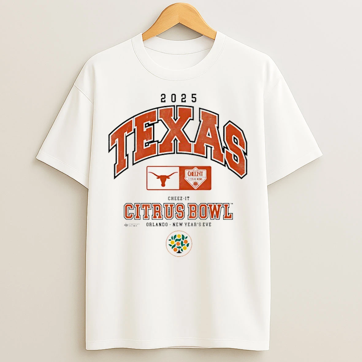 Classic 2025 Cheez It Citrus Bowl Texas Longhorns T Shirts