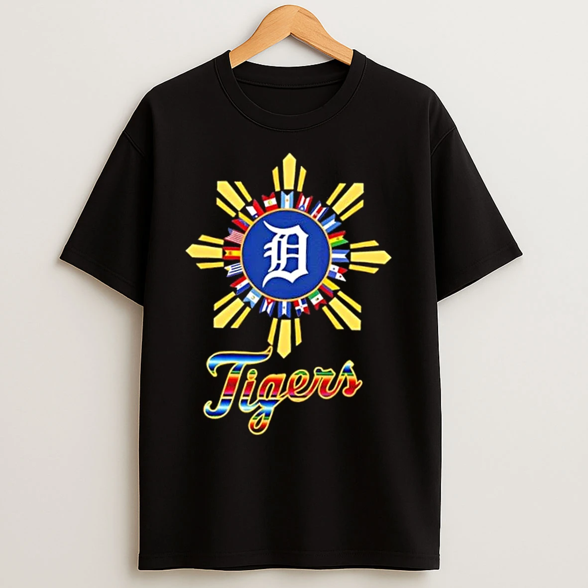 Classic 2025 Detroit Tigers Baseball X Hispanic T Shirts