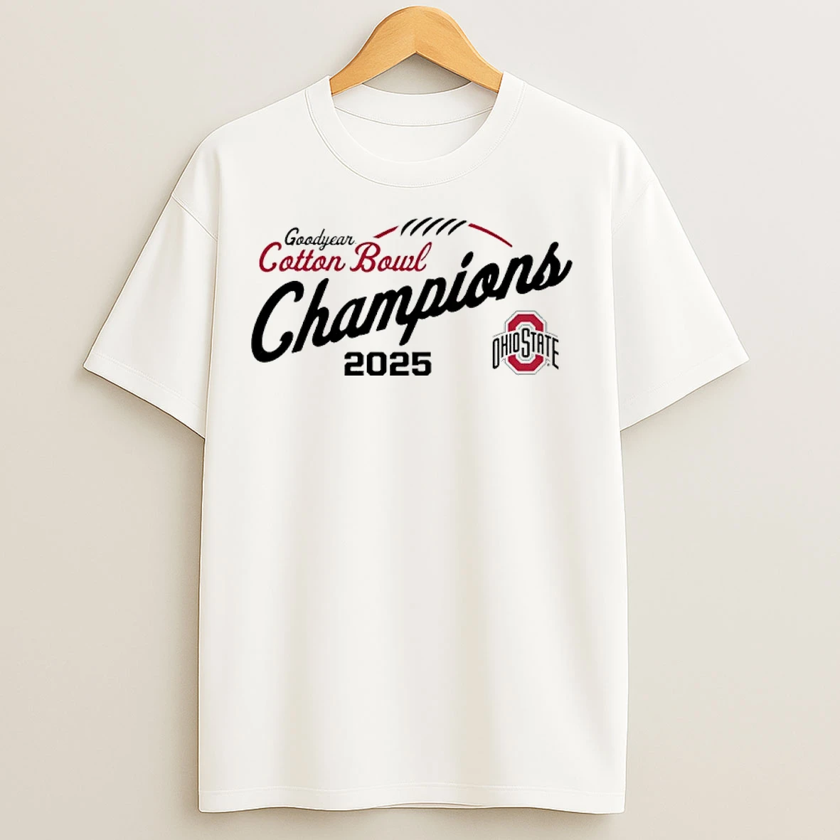 Classic 2025 Goodyear Cotton Bowl Ohio State Champions T Shirts