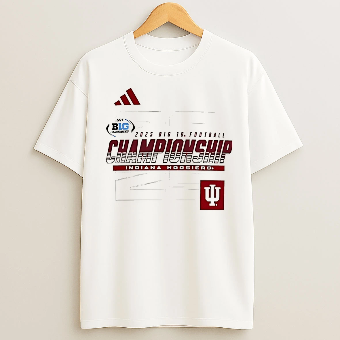 Classic 2025 Indiana Hoosiers Big Ten Football Championship Bound Christmas T Shirts