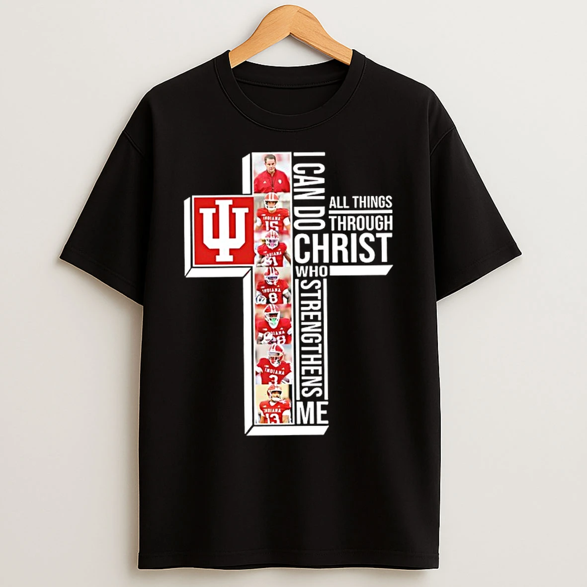 Classic 2025 Indiana Hoosiers I Can Do All Things Through Christ Who Strengthens Me T Shirts