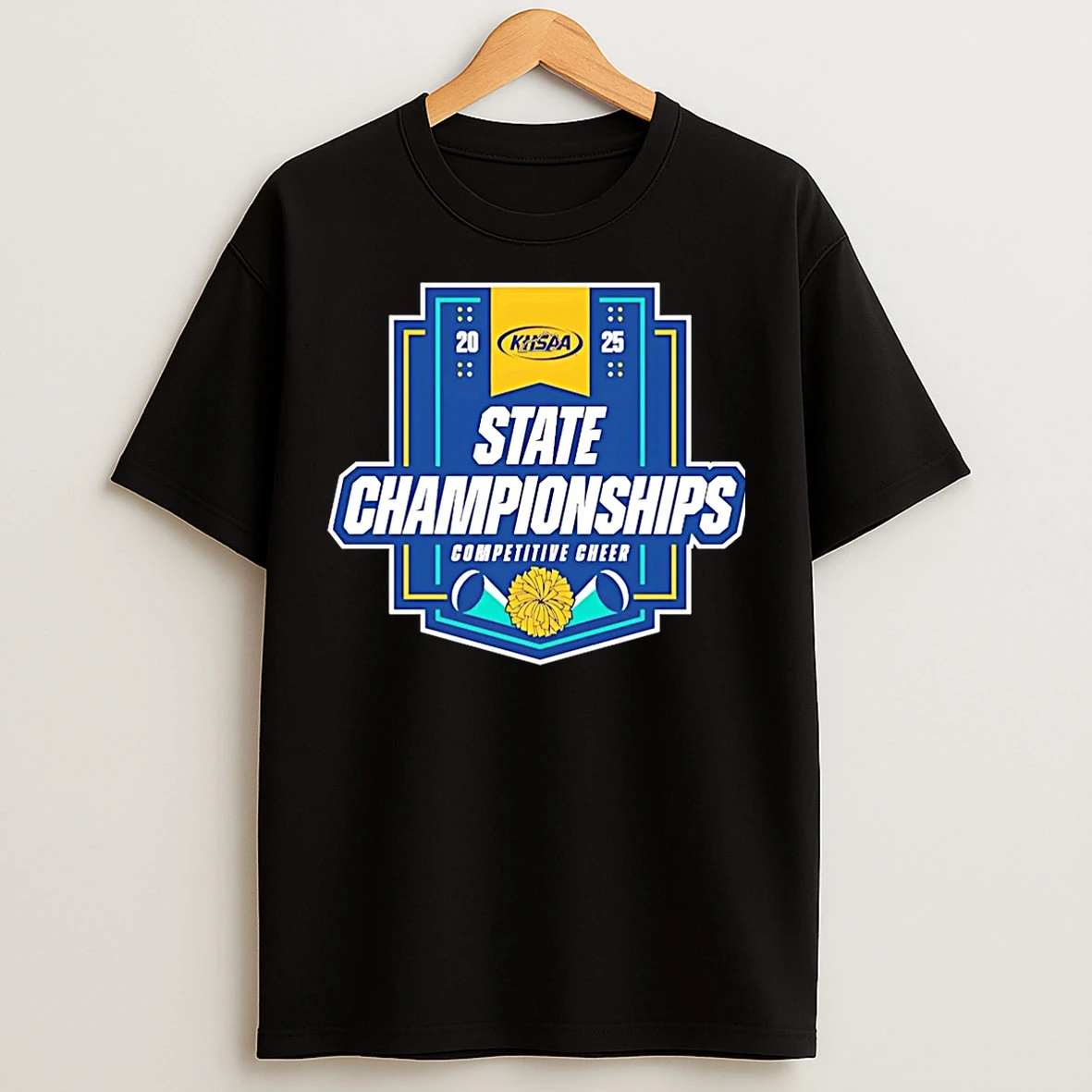 Classic 2025 Khsaa Competitive Cheerleading State Championships Logo Christmas T Shirts