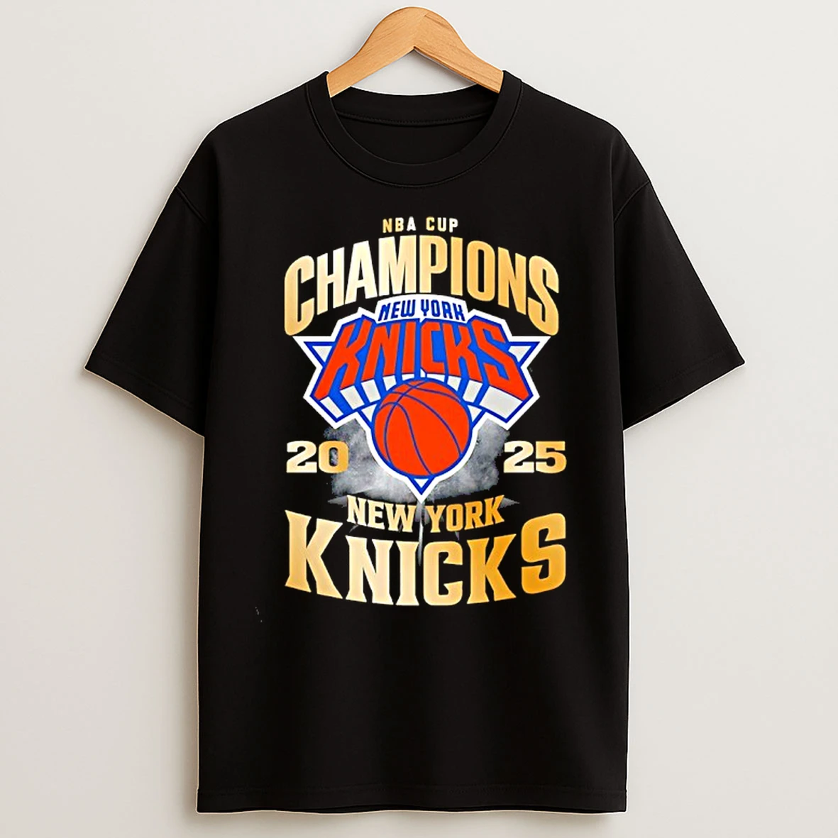 Classic 2025 Nba Cup Champions New York Knicks T Shirts