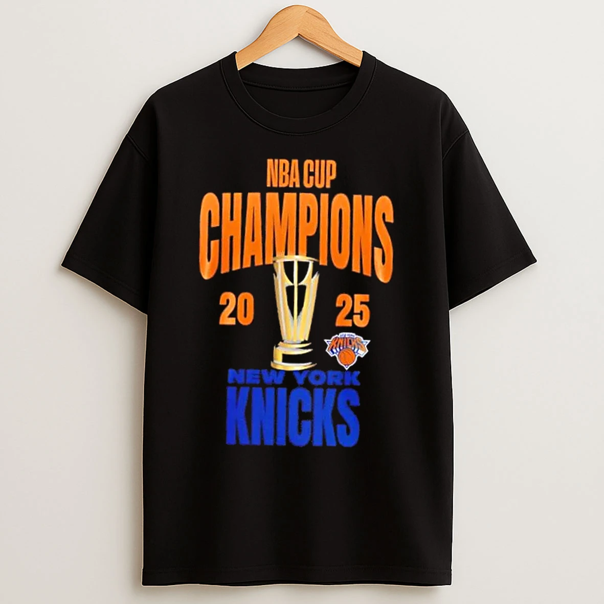 Classic 2025 Nba Cup Champions New York Knicks Win For The Boroughs T Shirts