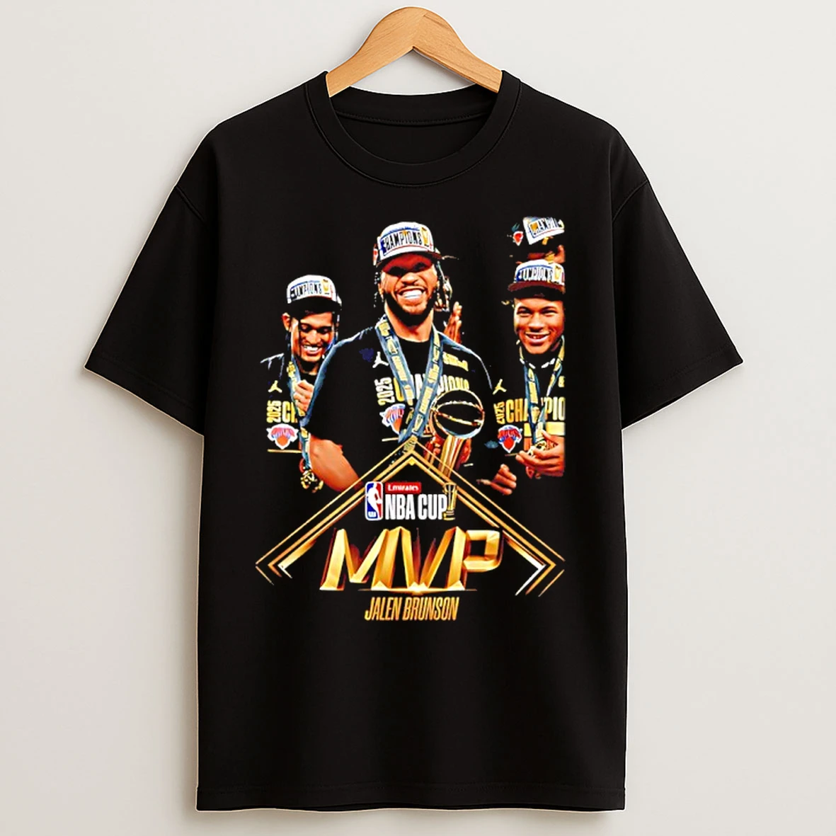 Classic 2025 Nba Cup Mvp Jalen Brunson New York Knicks T Shirts