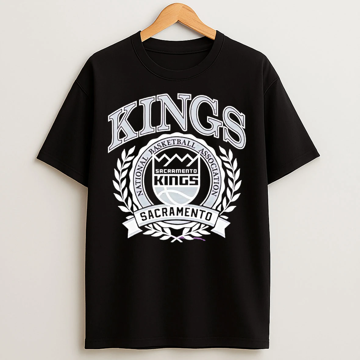 Classic 2025 Nba Sacramento Kings Crest T Shirts