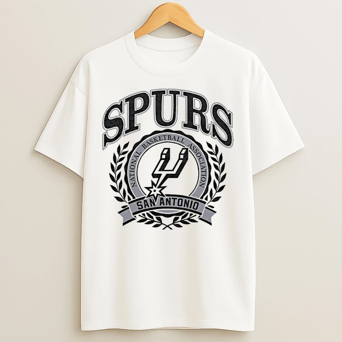 Classic 2025 Nba San Antonio Spurs Crest T Shirts
