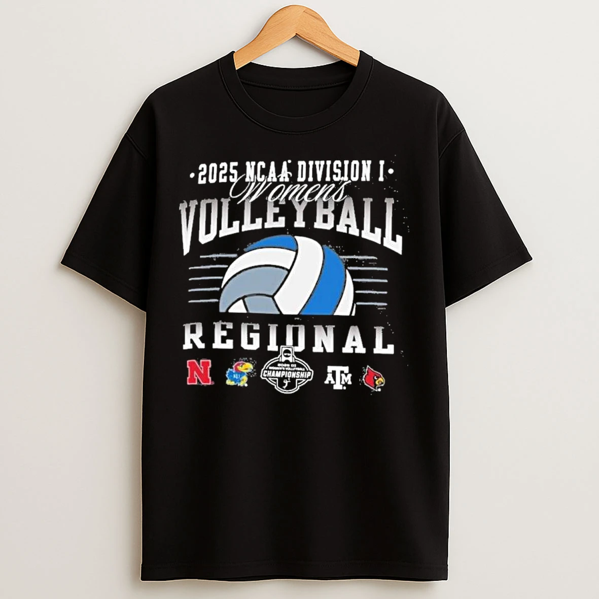 Classic 2025 Ncaa Di Womens Volleyball Regional Nebraska T Shirts