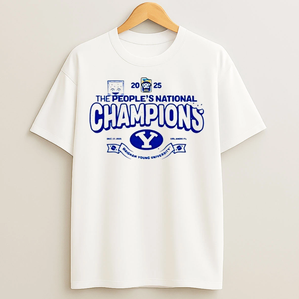Classic 2025 Pop Tarts The Peoples National Champions Byu T Shirts