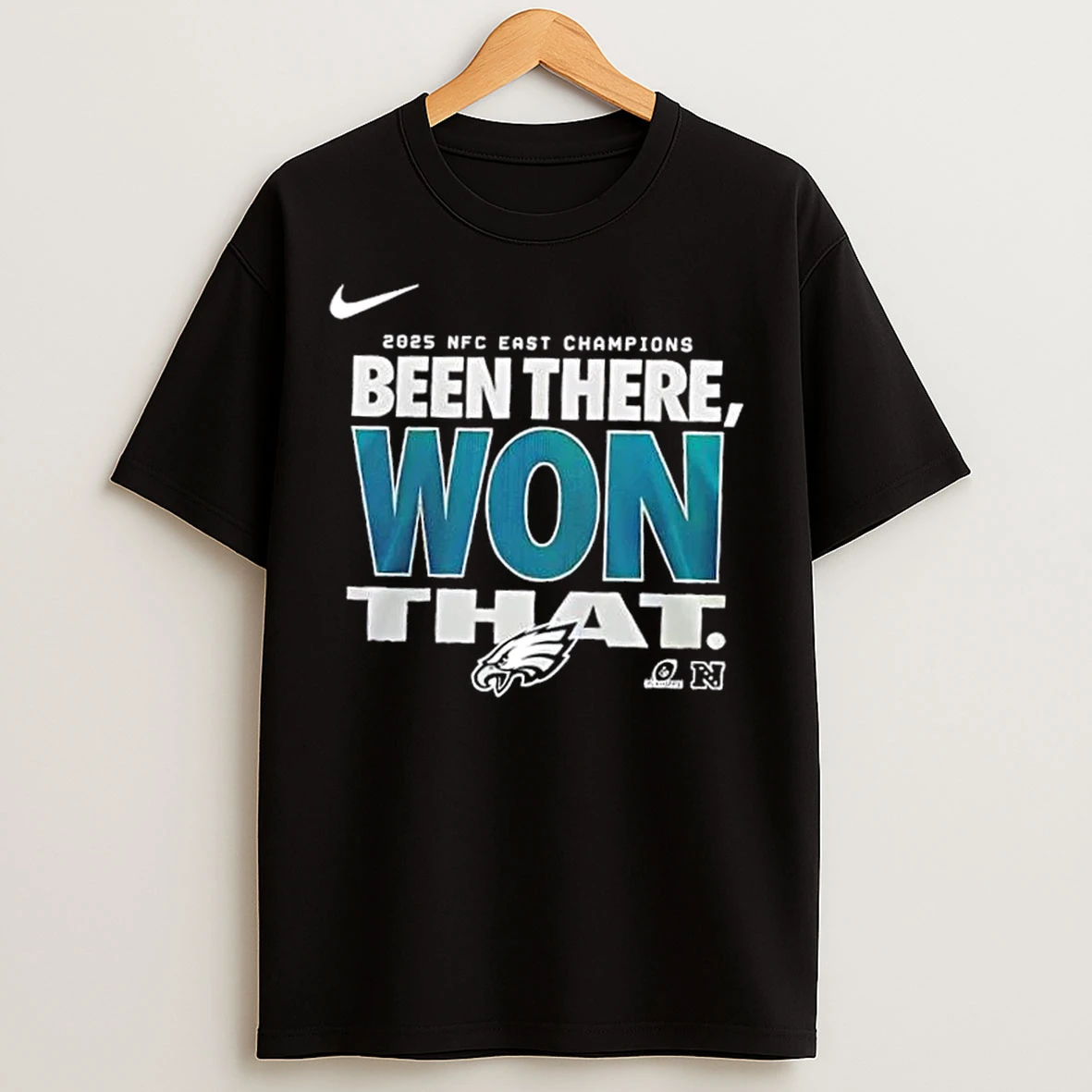 Classic 2025 Philadelphia Eagles Nfc East Division Champions Locker Room Trophy Collection T Shirts