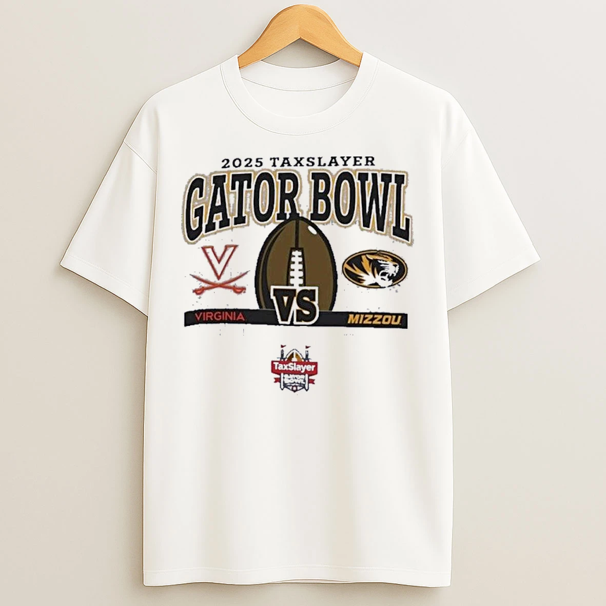 Classic 2025 Taxslayer Gator Bowl Mizzou Tigers Vs Virginia T Shirts