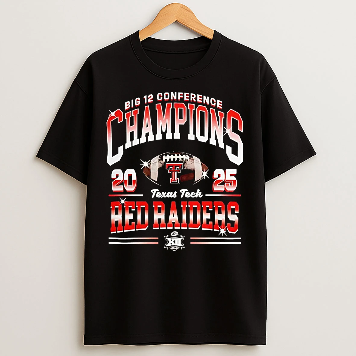 Classic 2025 Texas Tech Red Raiders Big 12 Conference Champions T Shirts