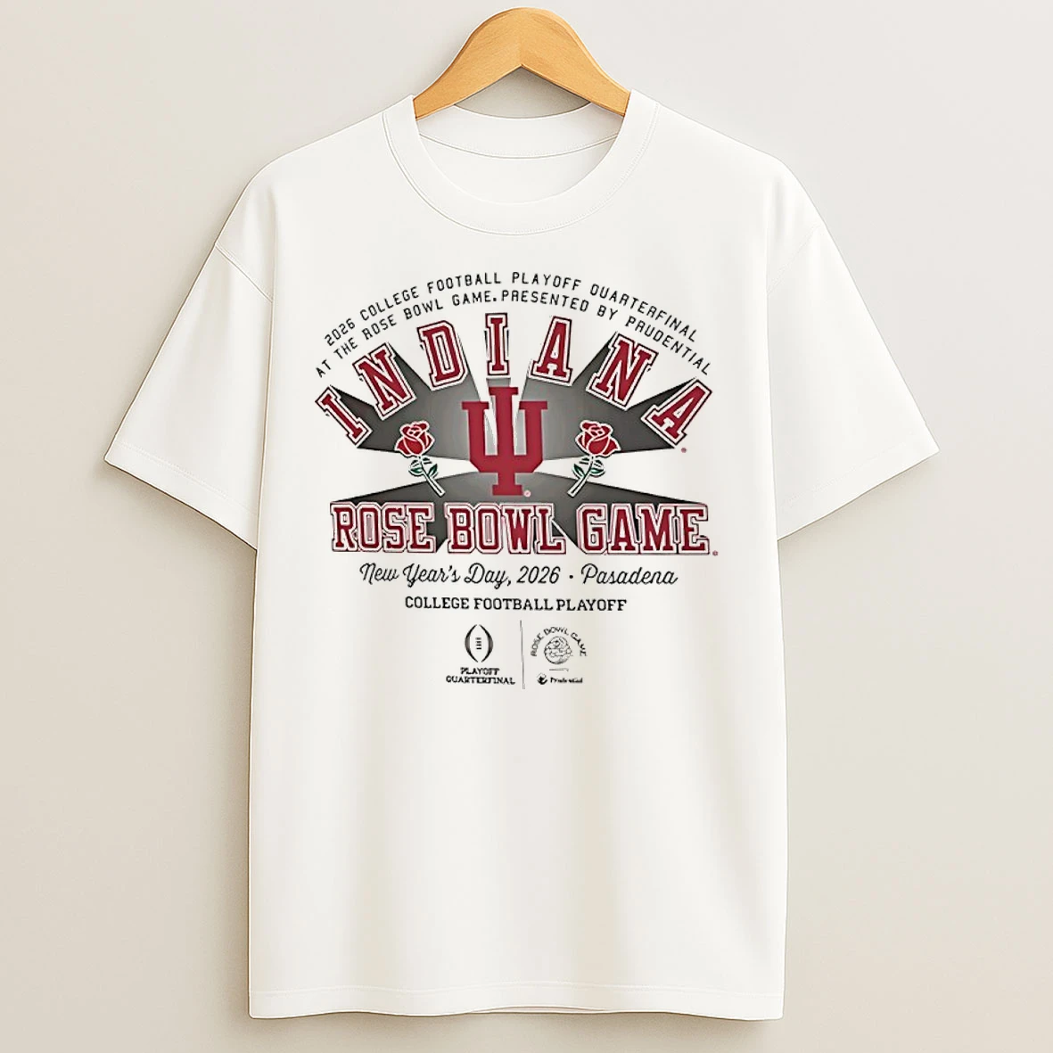 Classic 2026 Indiana Hoosiers Cfp Rose Bowl Game Vintage T Shirts