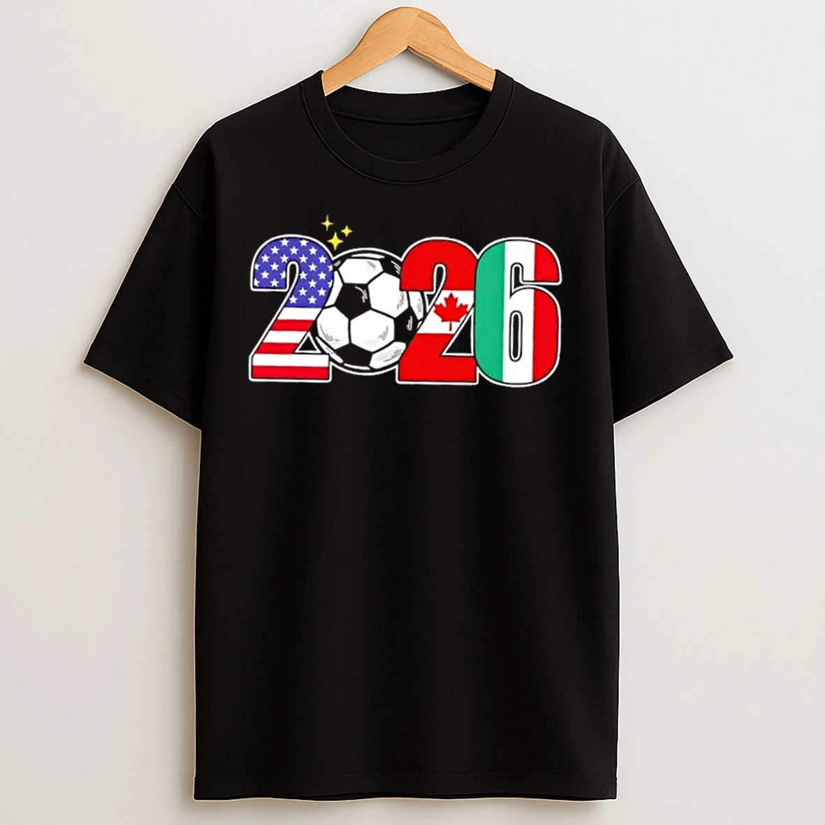 Classic 2026 Northern American Soccer Tournament Flags T Shirts