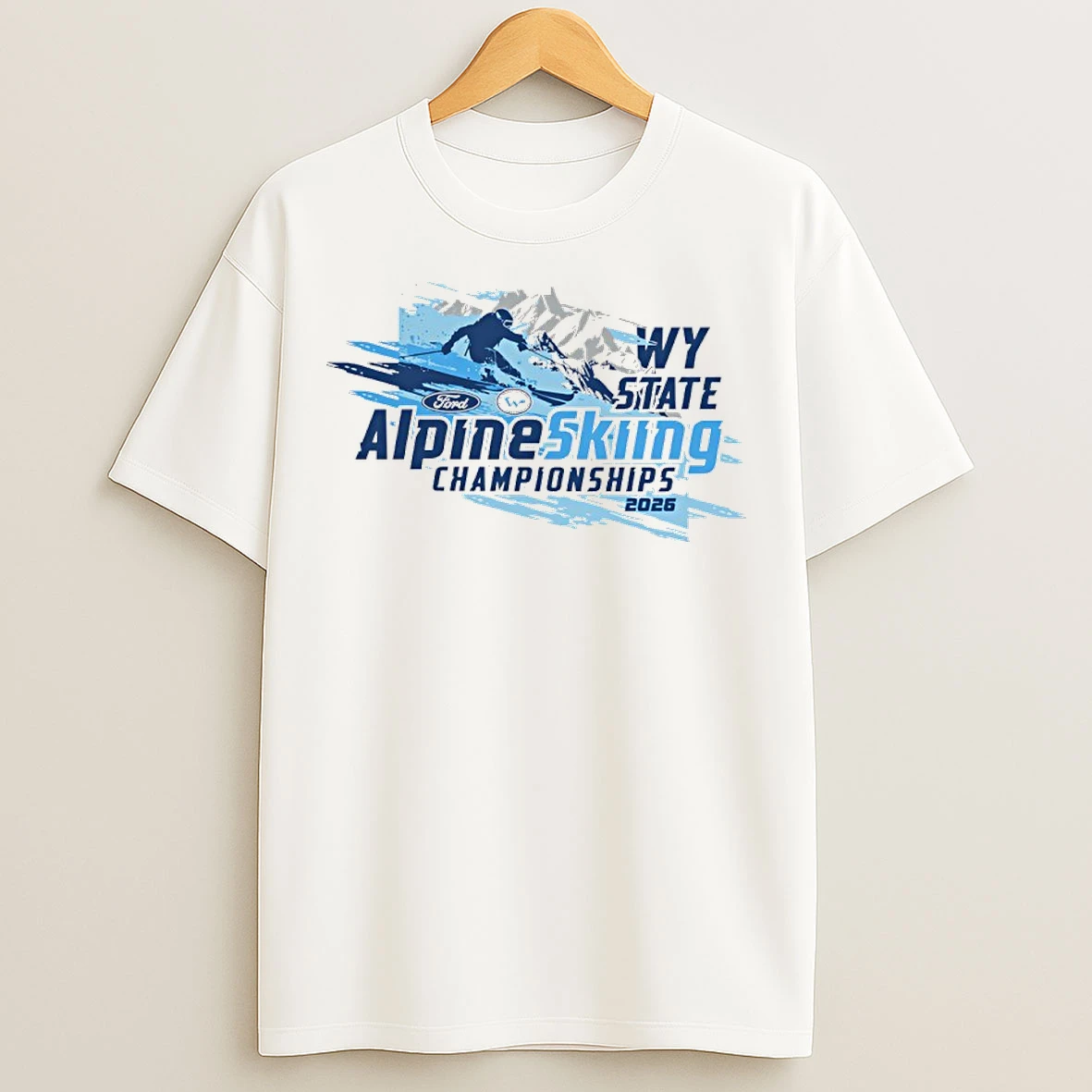 Classic 2026 Wyoming State Ford Alpine Skiing Championships T Shirts