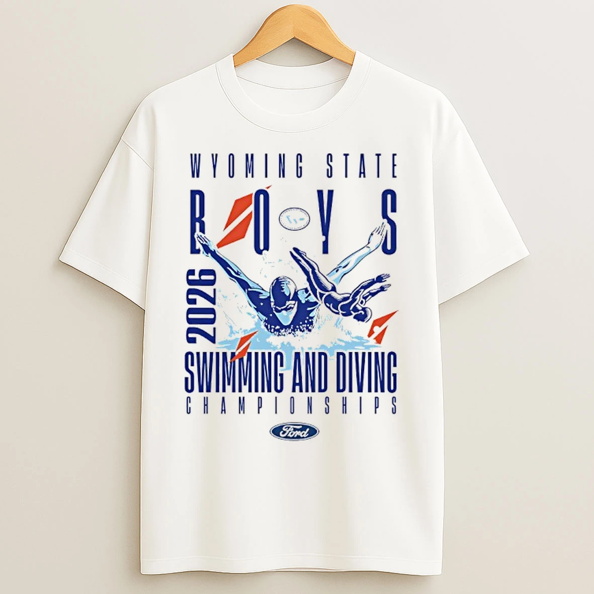 Classic 2026 Wyoming State Ford Boys Swimming And Diving T Shirts
