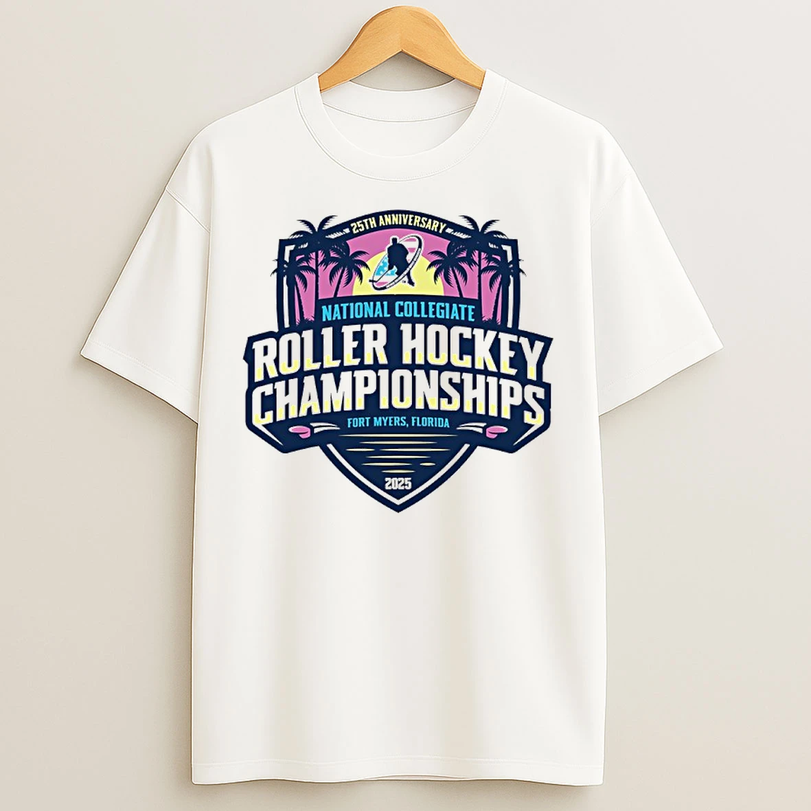 Classic 25 Th Anniversary Ncrha National Collegiate Roller Hockey Championships 2025 T Shirts