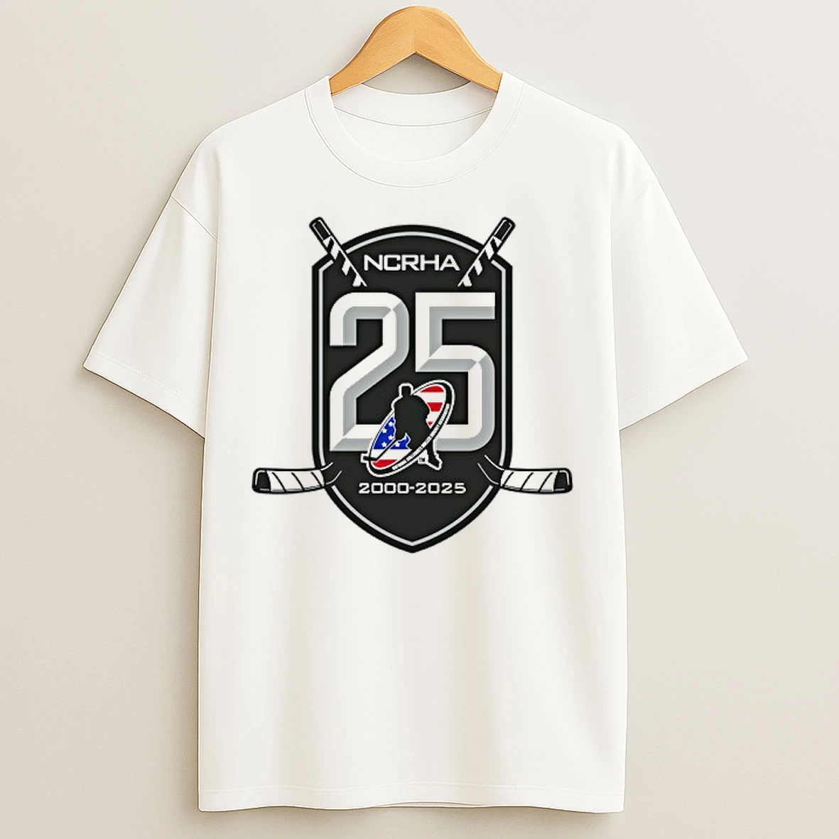 Classic 25th Anniversary 2000 2025 Ncrha National Collegiate Roller Hockey Championships T Shirts