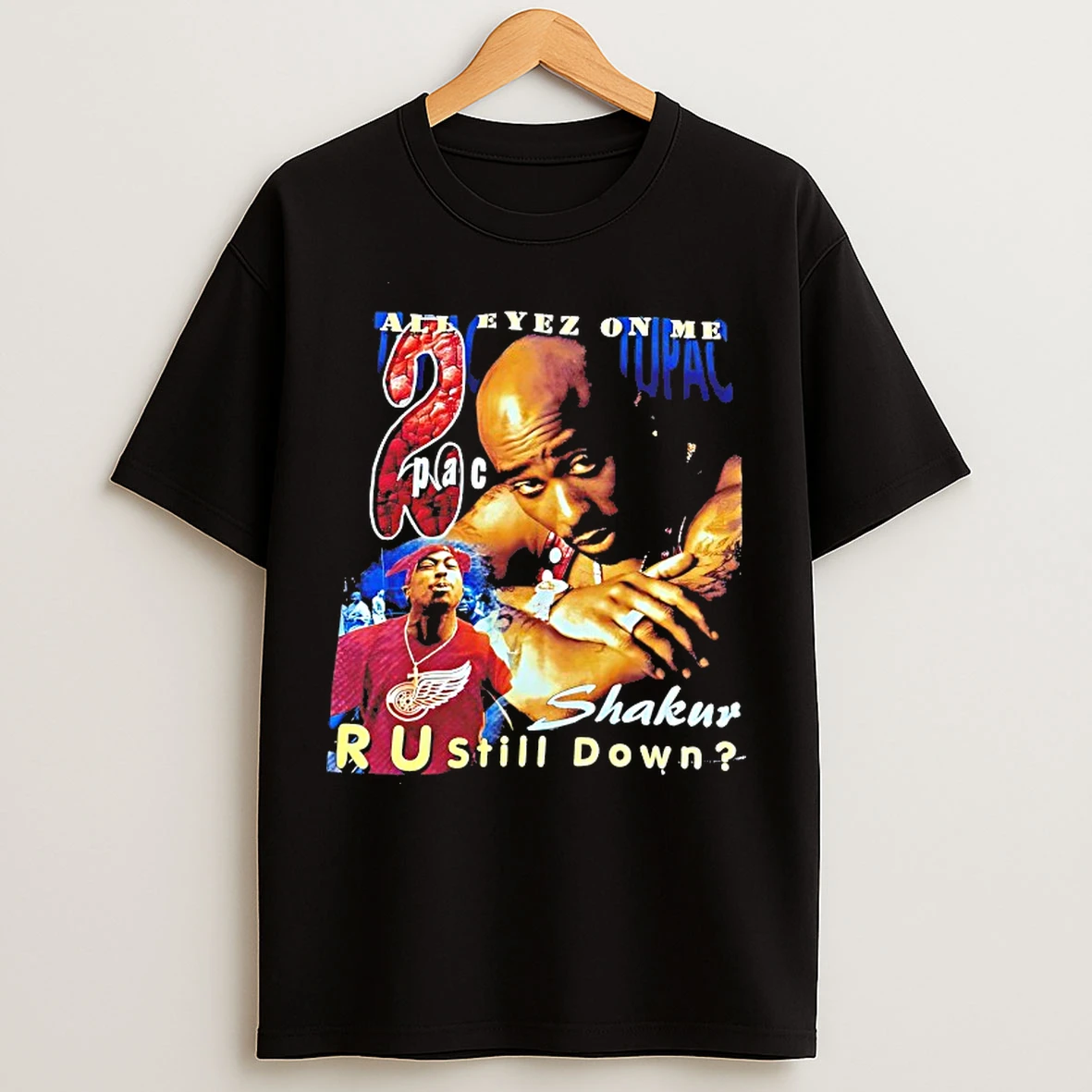 Classic 2pac Tupac Shakur All Eyez On Me T Shirts