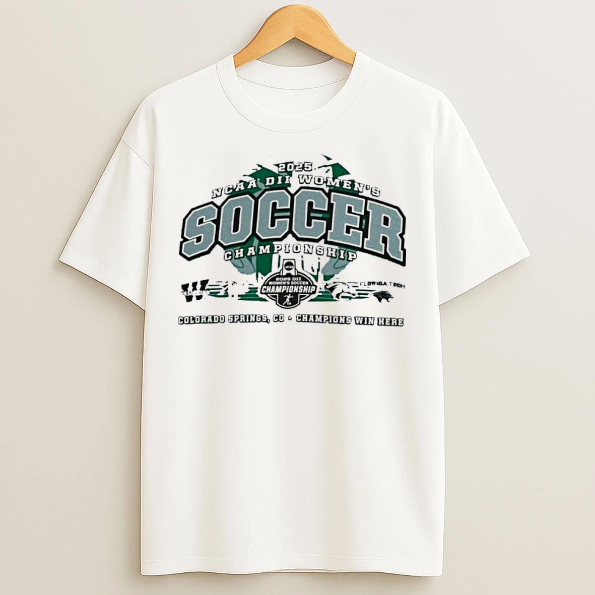 Classic 4 Teams 2025 Ncaa Dii Womens Soccer Championship T Shirts