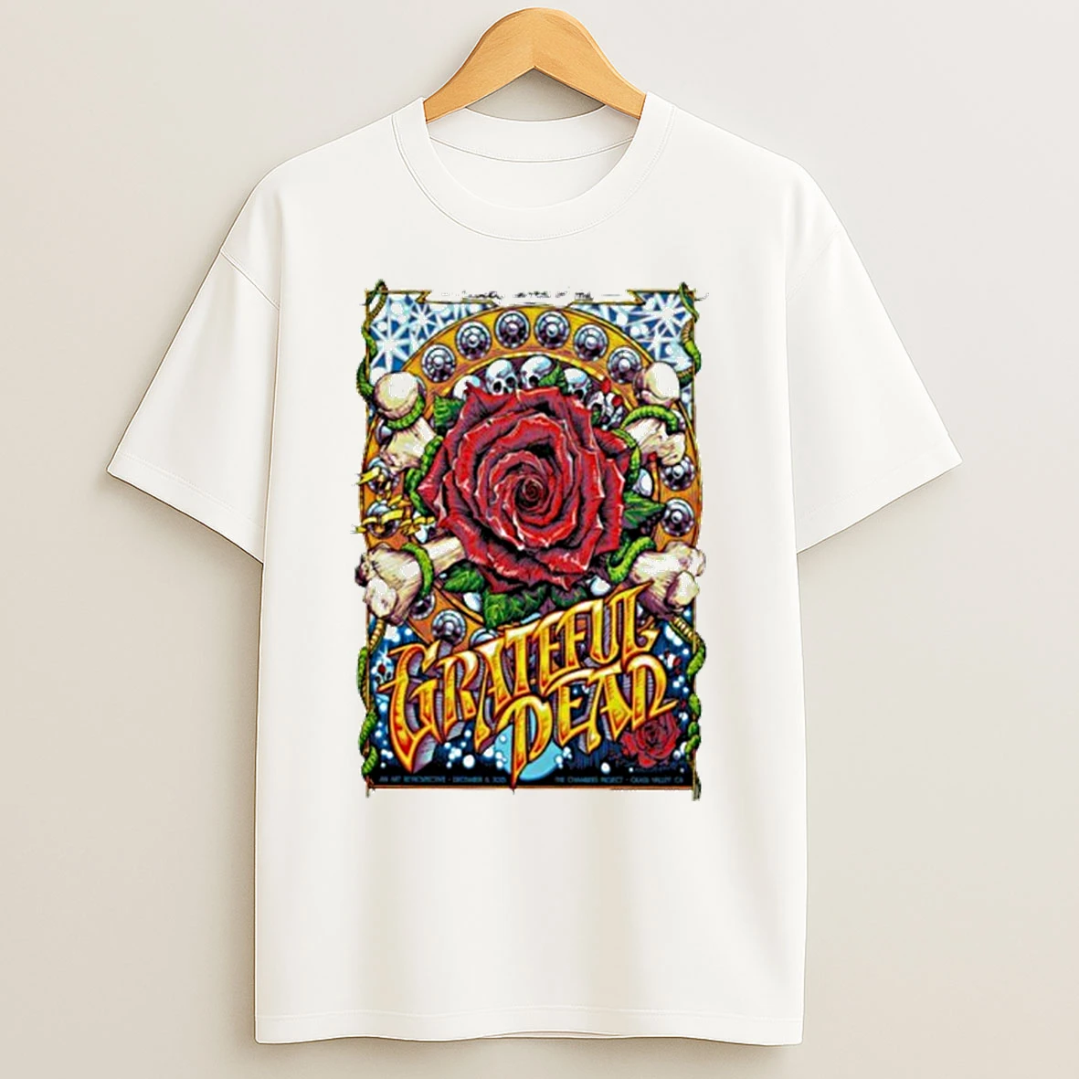 Classic 60 Years Of The Grateful Dead Dec 6 2025 In Nevada City Ca T Shirts