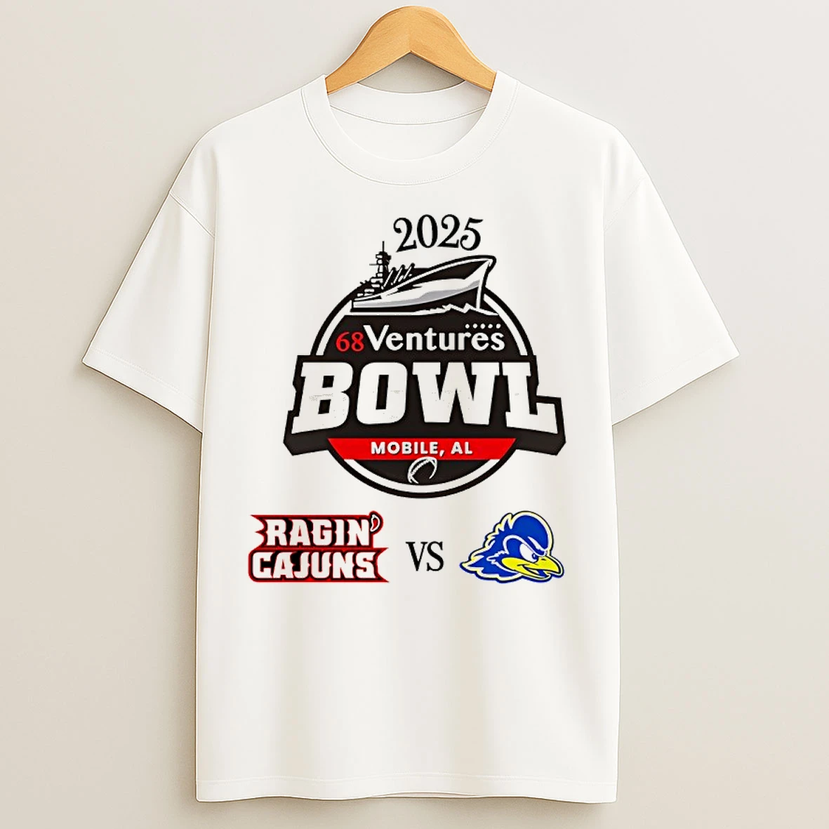 Classic 68 Ventures Bowl 2025 Louisiana Vs Delaware T Shirts