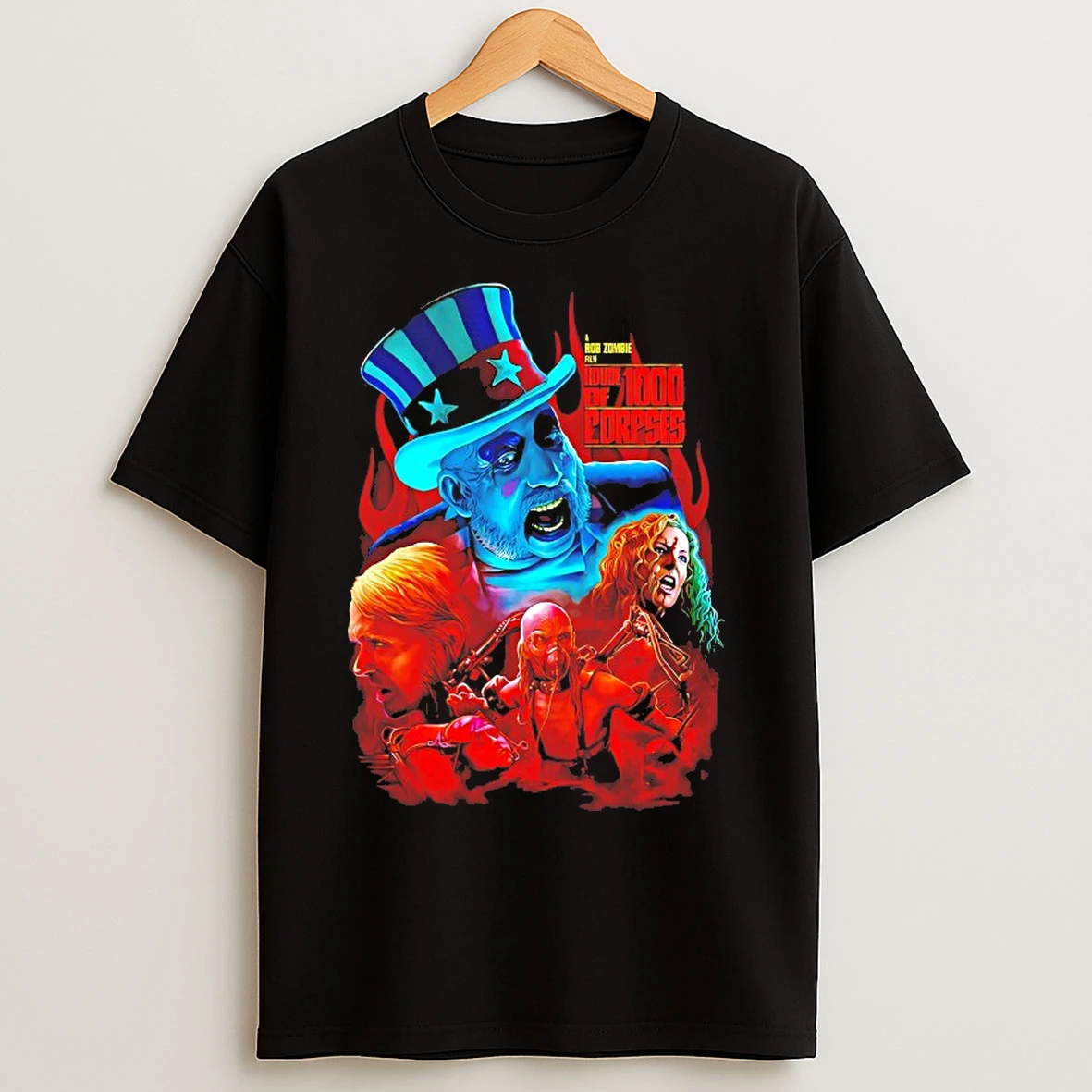 Classic A Rob Zombie Film House Of 1000 Corpses T Shirts
