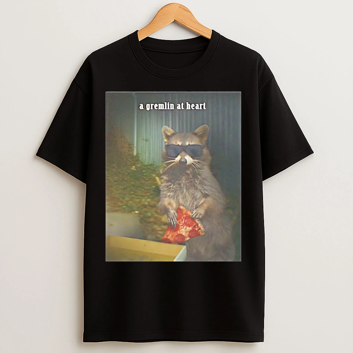 Classic A Gremlin At Heart Raccoon T Shirts