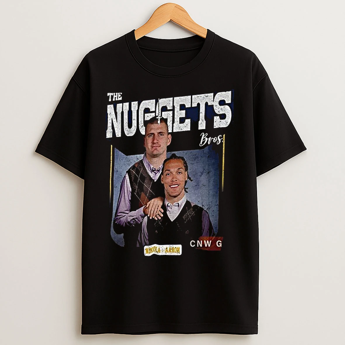 Classic Aaron Gordon Nikola Jokic Denver Basketball Nuggets Bros T Shirts