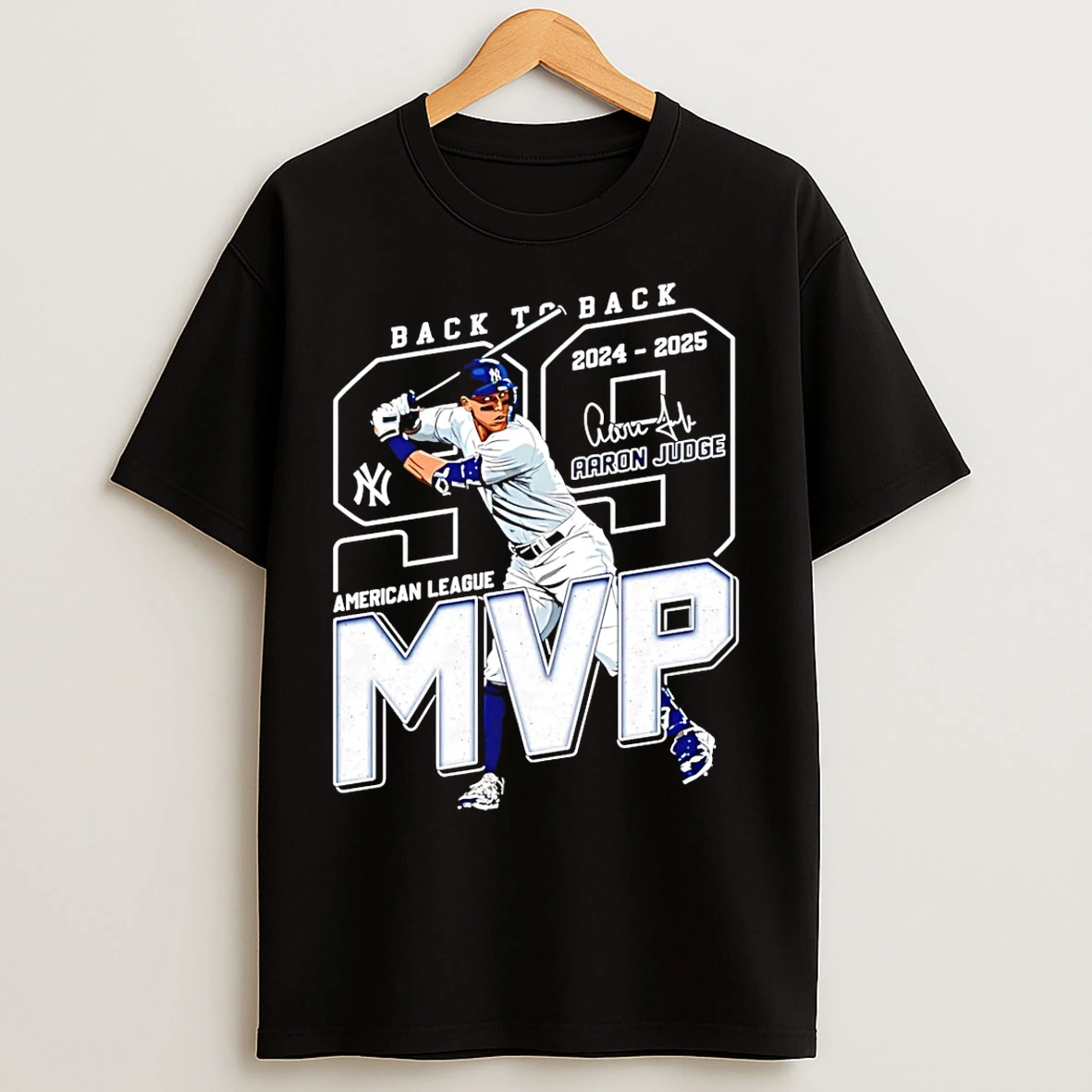 Classic Aaron Judge Back To Back 2024 25 American League Mvp T Shirts
