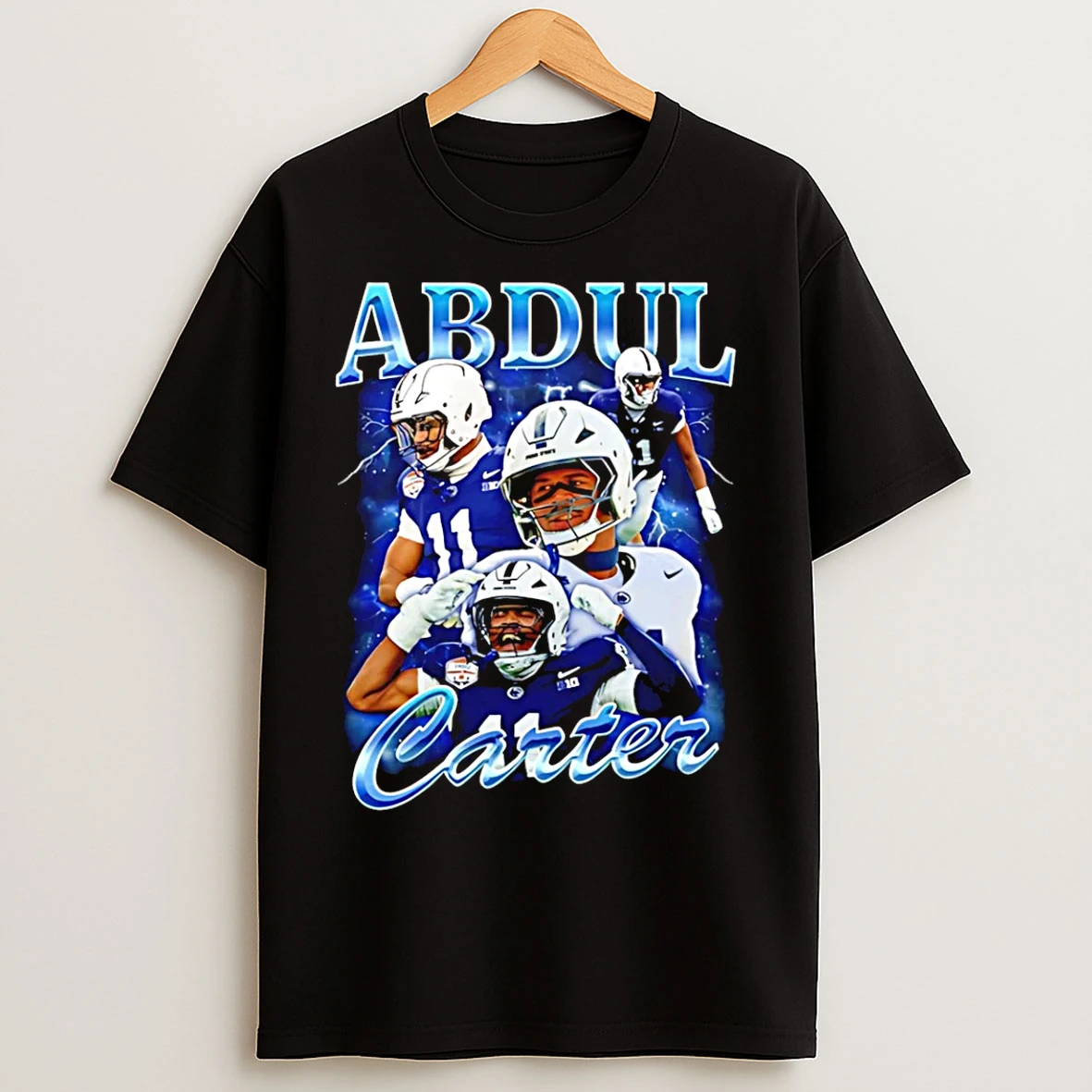 Classic Abdul Carter New York Giants Player Collage T Shirts