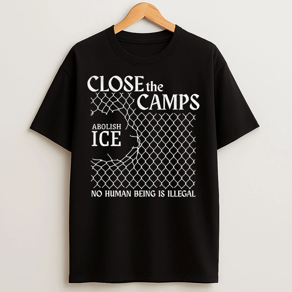 Classic Abolish Ice Close The Camps No Human Is Illegal T Shirts